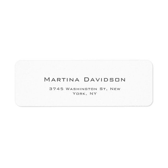 Etiqueta Hojas clásicas creativas originales de (Frente)