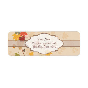 Etiqueta Hojas, uvas y cintas - personalizable