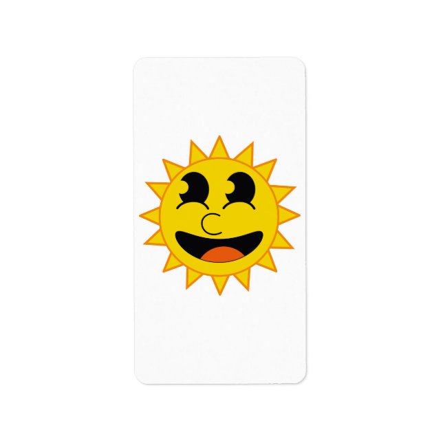 Etiqueta Hola Sunshine (Frente)