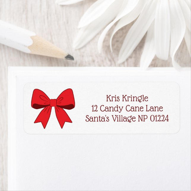 Etiqueta Holiday Bow (In situ)