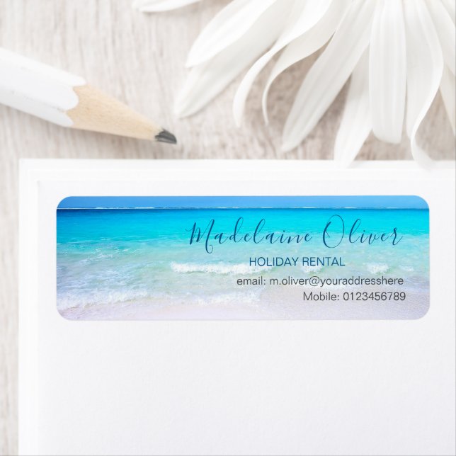 Etiqueta Holiday Rental Ocean Beach Sea Business (In situ)