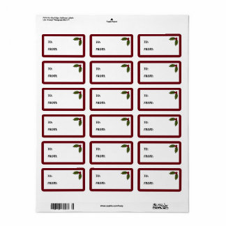 Etiqueta Holly Gift Labs