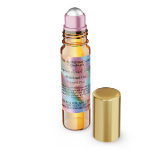 Etiqueta holográfica del frasco de perfume