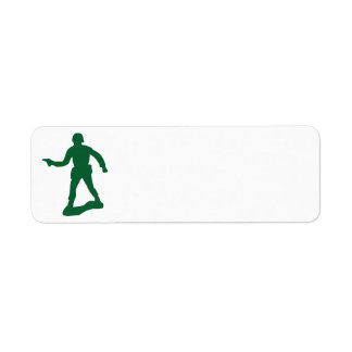 Etiqueta Hombres del Ejército Verde