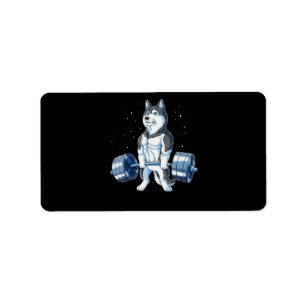 Etiqueta Hombres graciosos del Hogar Humano Siberiano