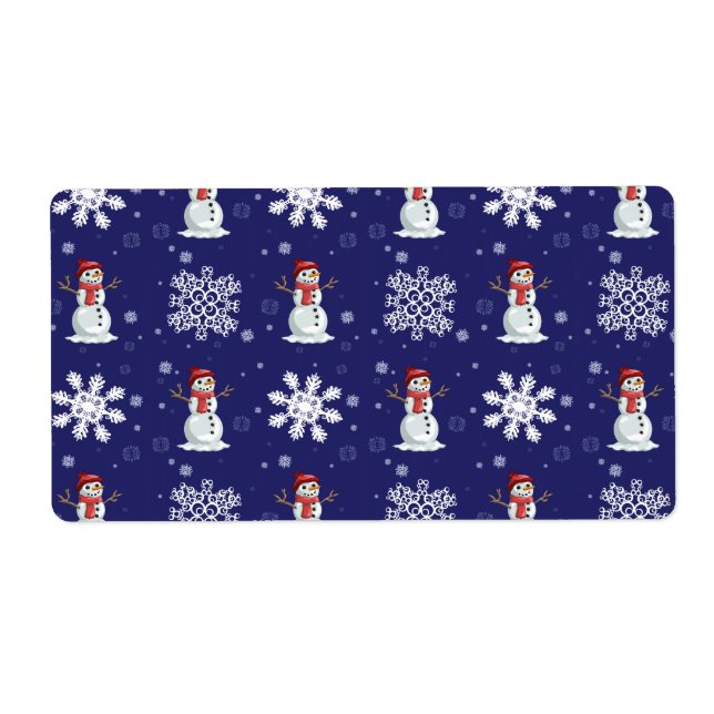 Etiqueta Hombres Nevado (Frente)