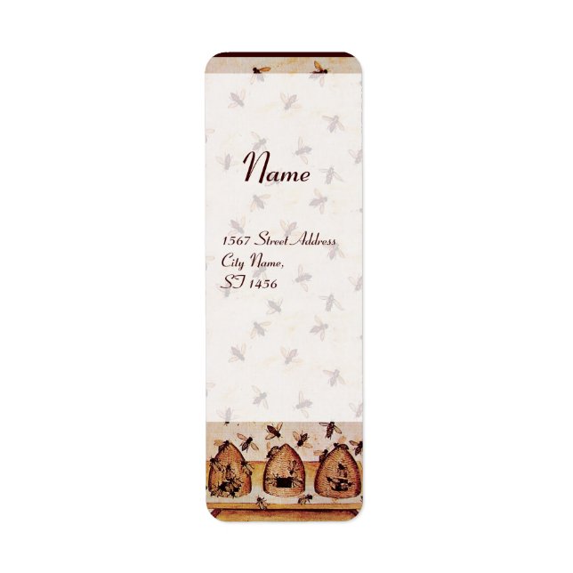 ETIQUETA HONEY BEE, APIARISTA DE BEEKEEPER (Frente)