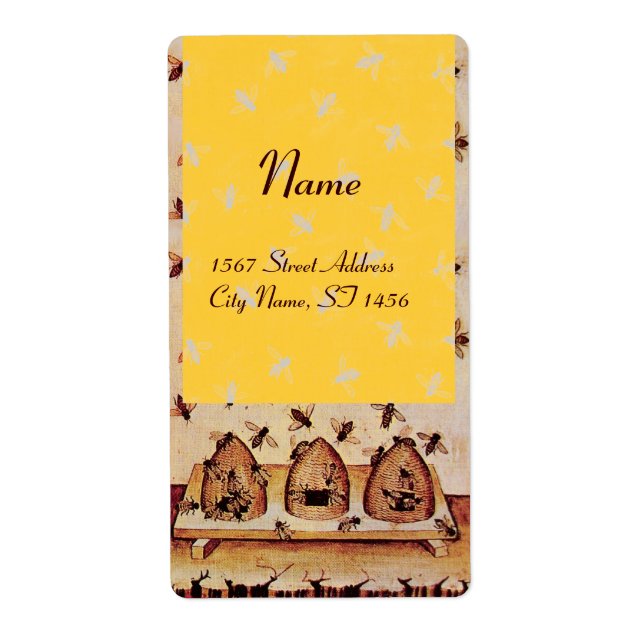 ETIQUETA HONEY BEE, APIARISTA DE BEEKEEPER (Frente)