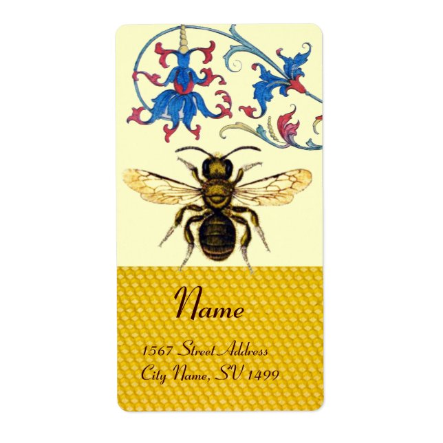 ETIQUETA HONEY BEE, APIARISTA DE BEEKEEPER (Frente)