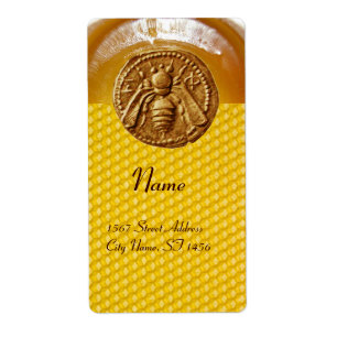 ETIQUETA HONEY BEE, APIARISTA DE MANTENIMIENTO DE AZOTES