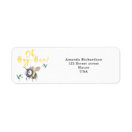 Etiqueta Honey Bee Baby Shower