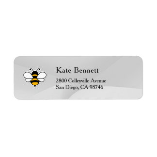 Etiqueta Honey Business  Return Address Label