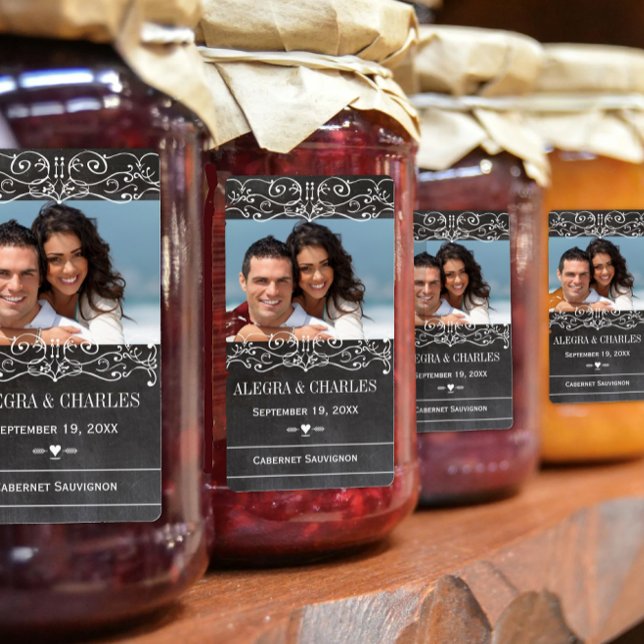 Etiqueta Honey Jelly Jar Labels Foto Boda Jar Gracias (Subido por el creador)