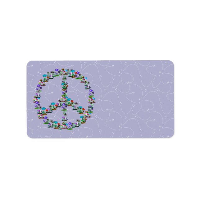 Etiqueta Hongos De Paz (Frente)