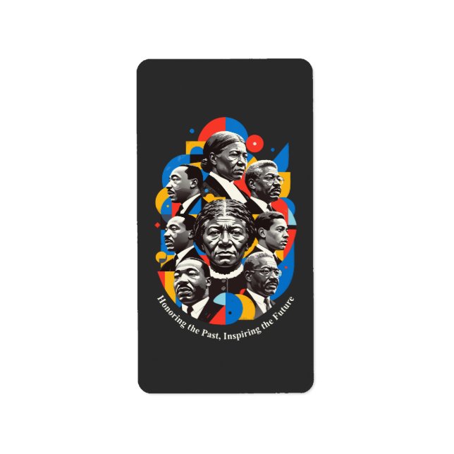 Etiqueta Honoring The Past, Inspiring The future (Frente)