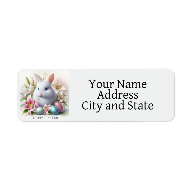 Etiqueta Hoppity Home Personalizado (Frente)