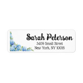 Etiqueta Hortensia Personalizada