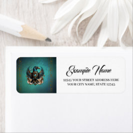 Etiqueta Horus el dios del halcón.