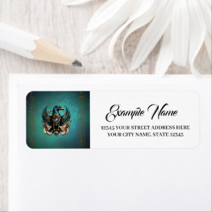 Etiqueta Horus el dios del halcón.