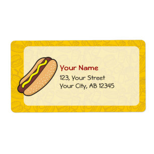 Etiqueta Hotdog