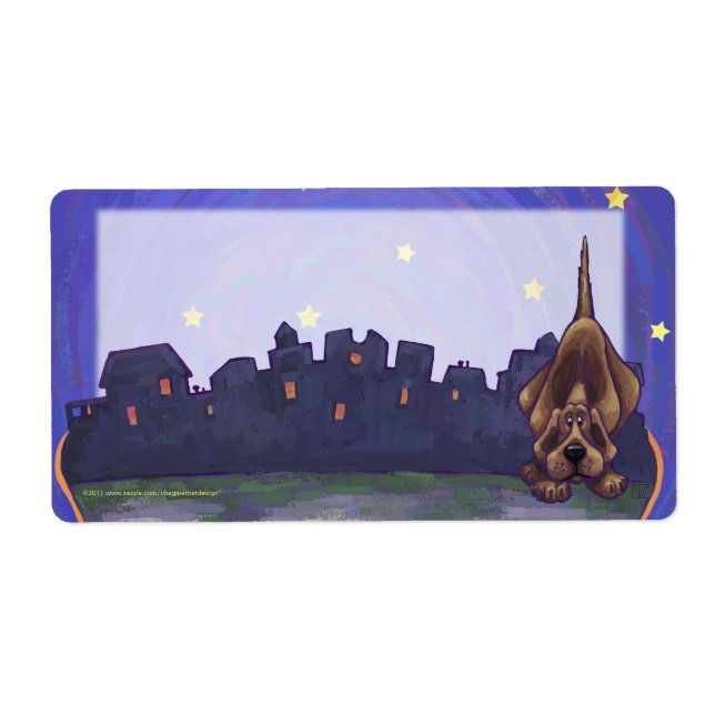 Etiqueta Hound Dog Stationery (Frente)