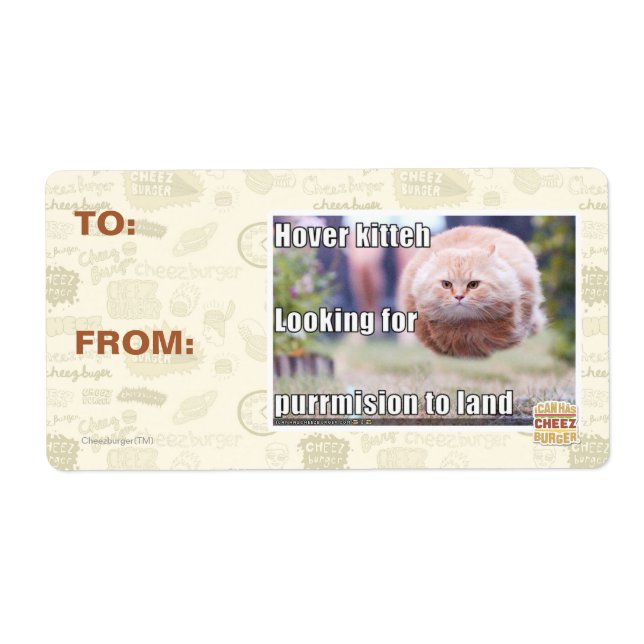 Etiqueta Hover kitteh (Frente)