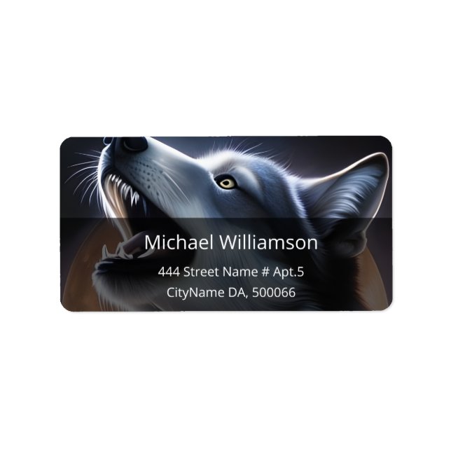 Etiqueta Howling Wolf (Frente)