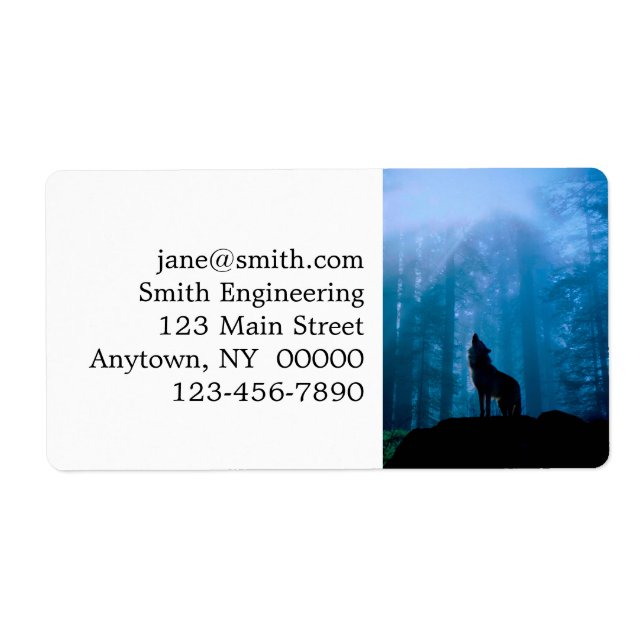 Etiqueta Howling Wolf en Wilderness (Frente)