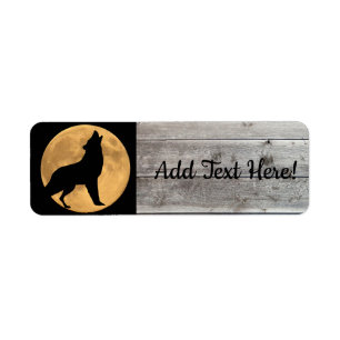 Etiqueta Howling Wolf Full Moon