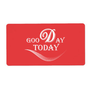 Etiqueta Hoy es un buen día