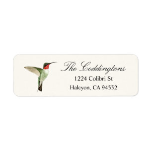 Etiqueta Hummingbird