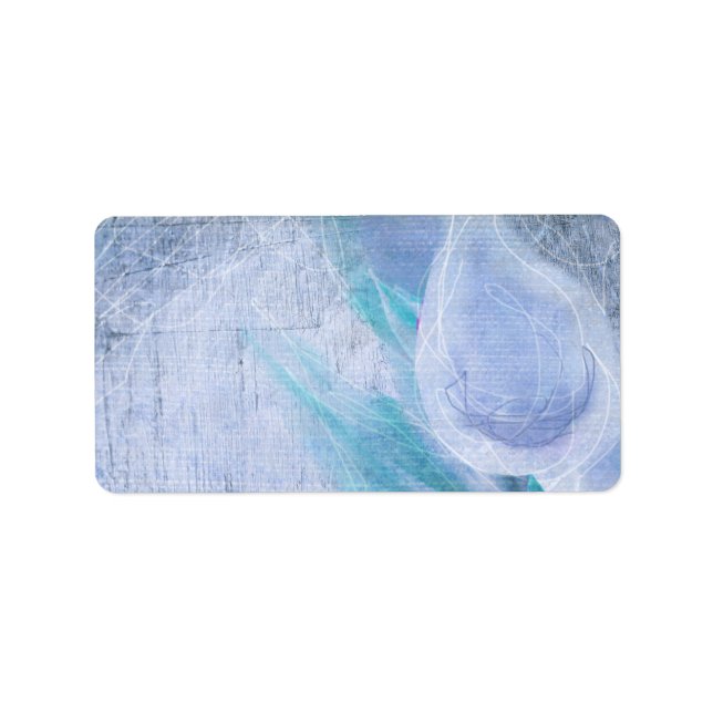 Etiqueta HUMMINGBIRD & CALLA LILY Imprimir su propia etique (Frente)