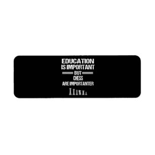 Etiqueta Humor de educación de piezas de ajedrez Cristo gra