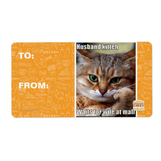 Etiqueta Husband Kitteh