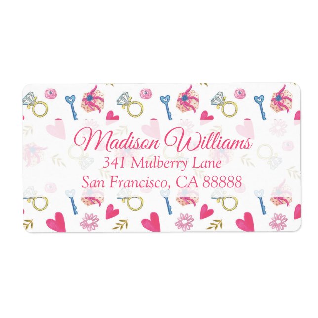 Etiqueta I Do Pattern II (Frente)