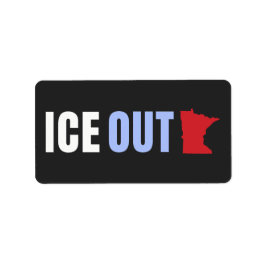 Etiqueta ICE OUT Anti Trump