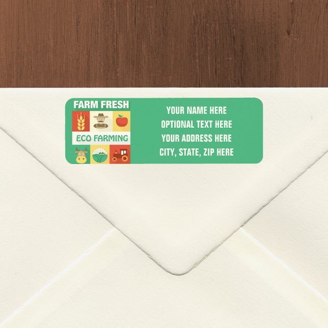 Etiqueta Icónico de agricultores profesionales diseñado (Subido por el creador)