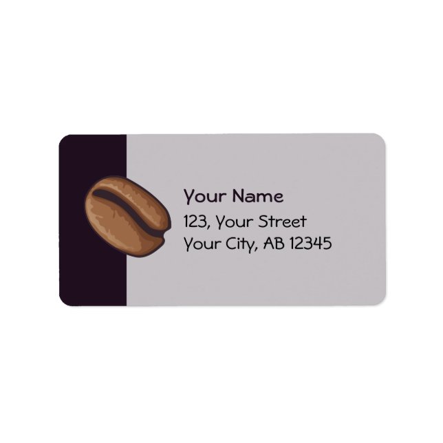 Etiqueta Icono de café (Frente)