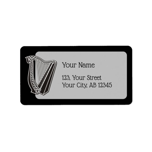 Etiqueta Icono de Harp (Frente)