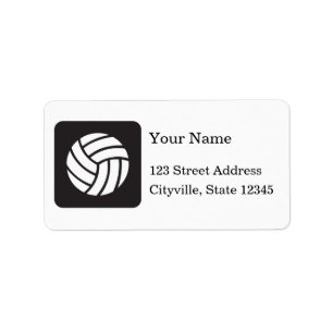 Etiqueta Icono del voleibol