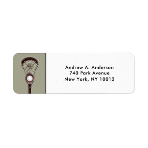 Etiqueta ideas de regalo de lacrosse personalizadas