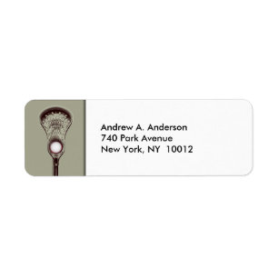 Etiqueta ideas de regalo de lacrosse personalizadas