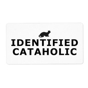 Etiqueta Identified Cataholic