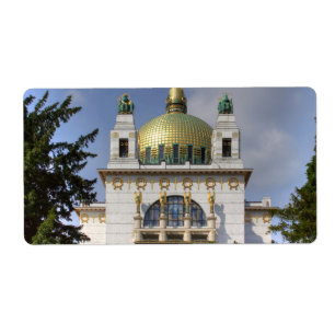 Etiqueta Iglesia de San Leopoldo Viena Austria