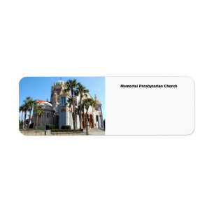 Etiqueta Iglesia presbiteriana conmemorativa