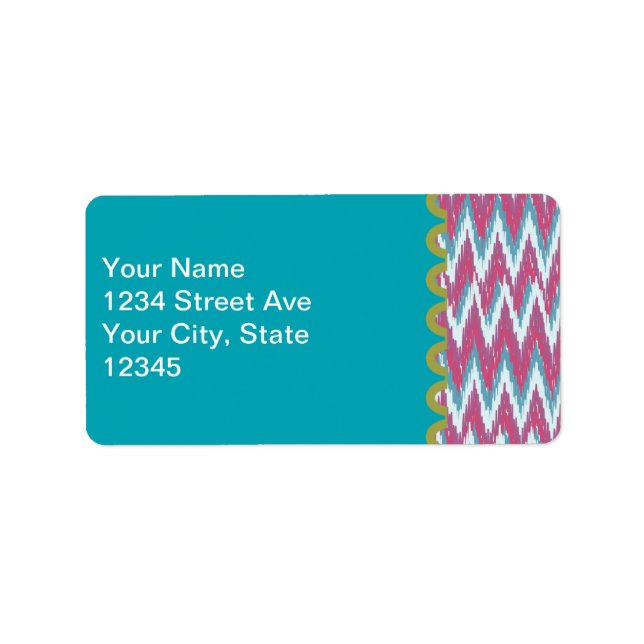 Etiqueta ikat zigzag Efecto12.ai (Frente)