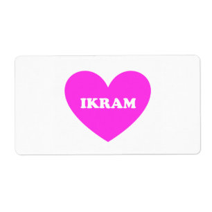 Etiqueta Ikram