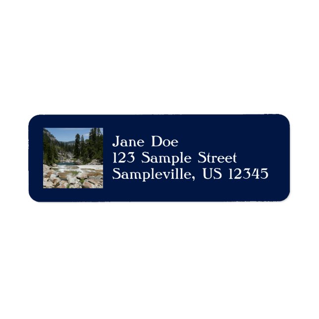 Etiqueta Illilouette Creek en el Parque Nacional Yosemite (Frente)