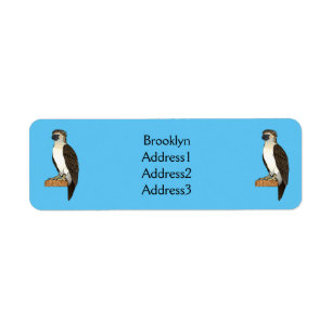 Etiqueta Ilustracion de personalizado de aves águilas de Fi