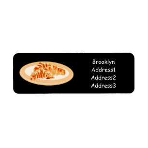 Etiqueta Ilustracion personalizado croissant